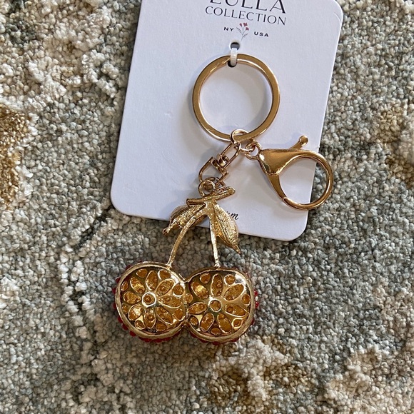 Lulla Collection Red Cherry Keychain - Picture 2 of 3